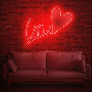 Scritta luminosa Love Neon Led " In Love "